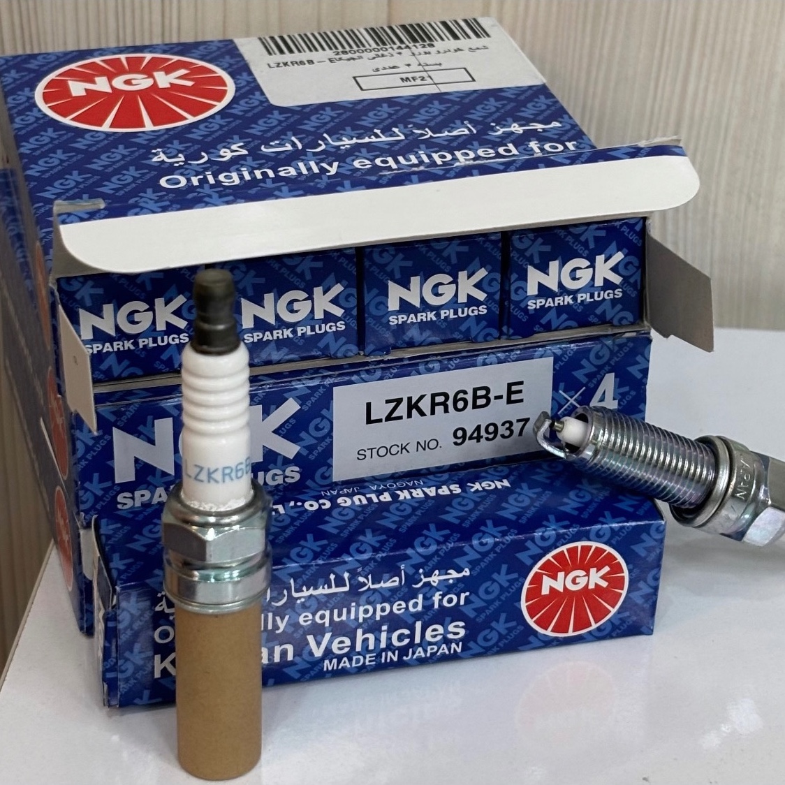 شمع خودرو ان جی کی مدلLZKR6B-E94937 یورو ۴ بسته چهار عددی